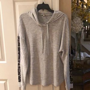 Hoodie by Kor NWOT Size Large, Grey